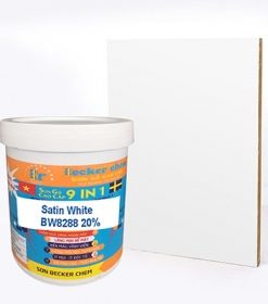 Sơn nước satin White BW8288 20% – sơn gỗ Becker Chem