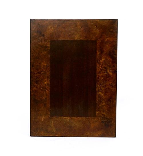 Cánh tủ gỗ veneer burl phủ bóng PU