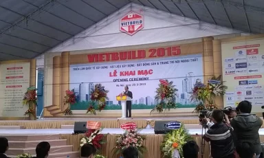 Lễ khai mạc hội chợ VietBuild 2015