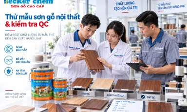sơn gỗ nội thất checklist lựa chọn hệ coating trước khi sản xuất