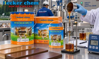độ nhớt sơn gỗ trong sản xuất và chạy thử