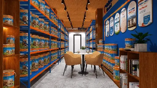 Showroom sơn gỗ Becker Chem - Liên hệ becker chem
