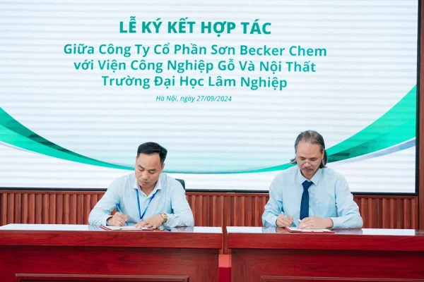 Becker Chem ký kết hợp tác trong lĩnh vực gỗ và nội thất